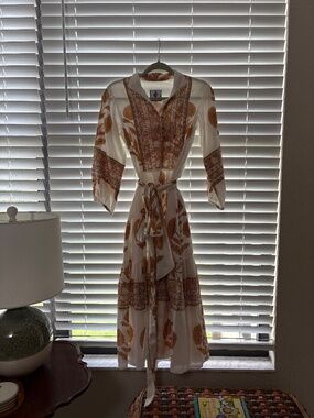 SUE SARTOR FLOUNCE DRESS